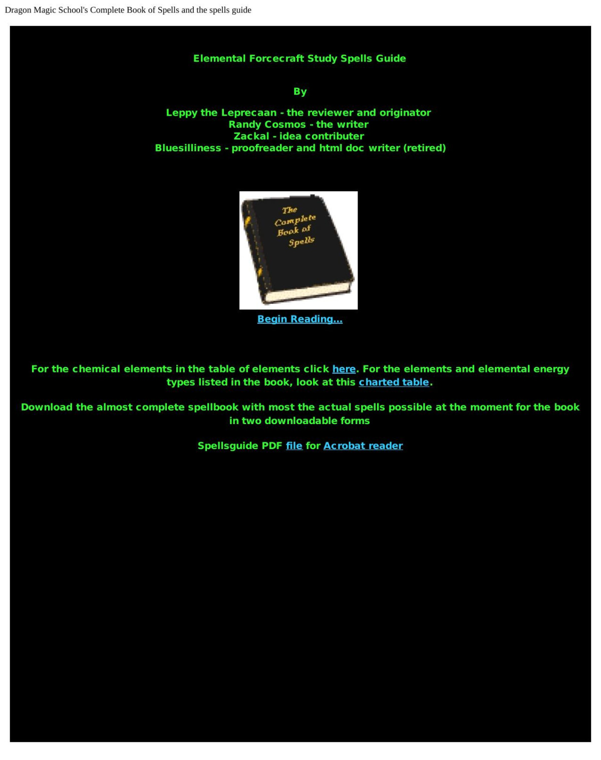 Dragon Magic Schools Complete Book Of Spells And Elemental Forcecraft Study Spells Guide Cosmos