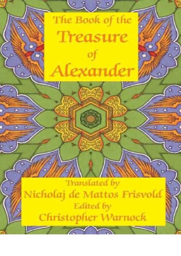 Book Of The Treasure Of Alexander Ancient Hermetic Alchemy Astrology Christopher Warnock