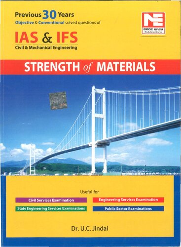 Ias Ifs Objective Conventional Previous Solved Questions Strength Of Materials Dr Uc Jindal