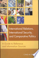 International Relations International Security And Comparative Politics Chad M Kahl