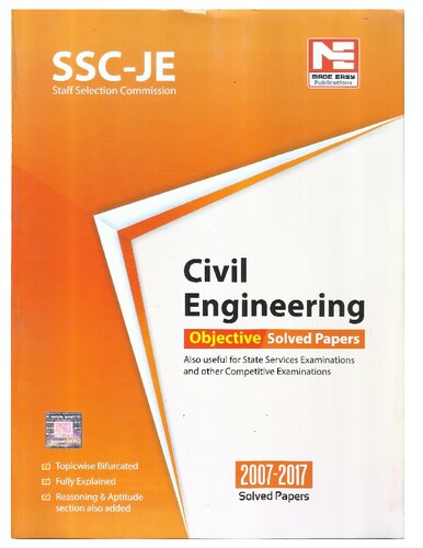 Ssc Jeobjective Civil Engineering Made Easy Editorial Board