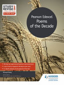 Study And Revise Literature Guide For Asalevel Pearson Edexcel Poems Of The Decade Richard Vardy