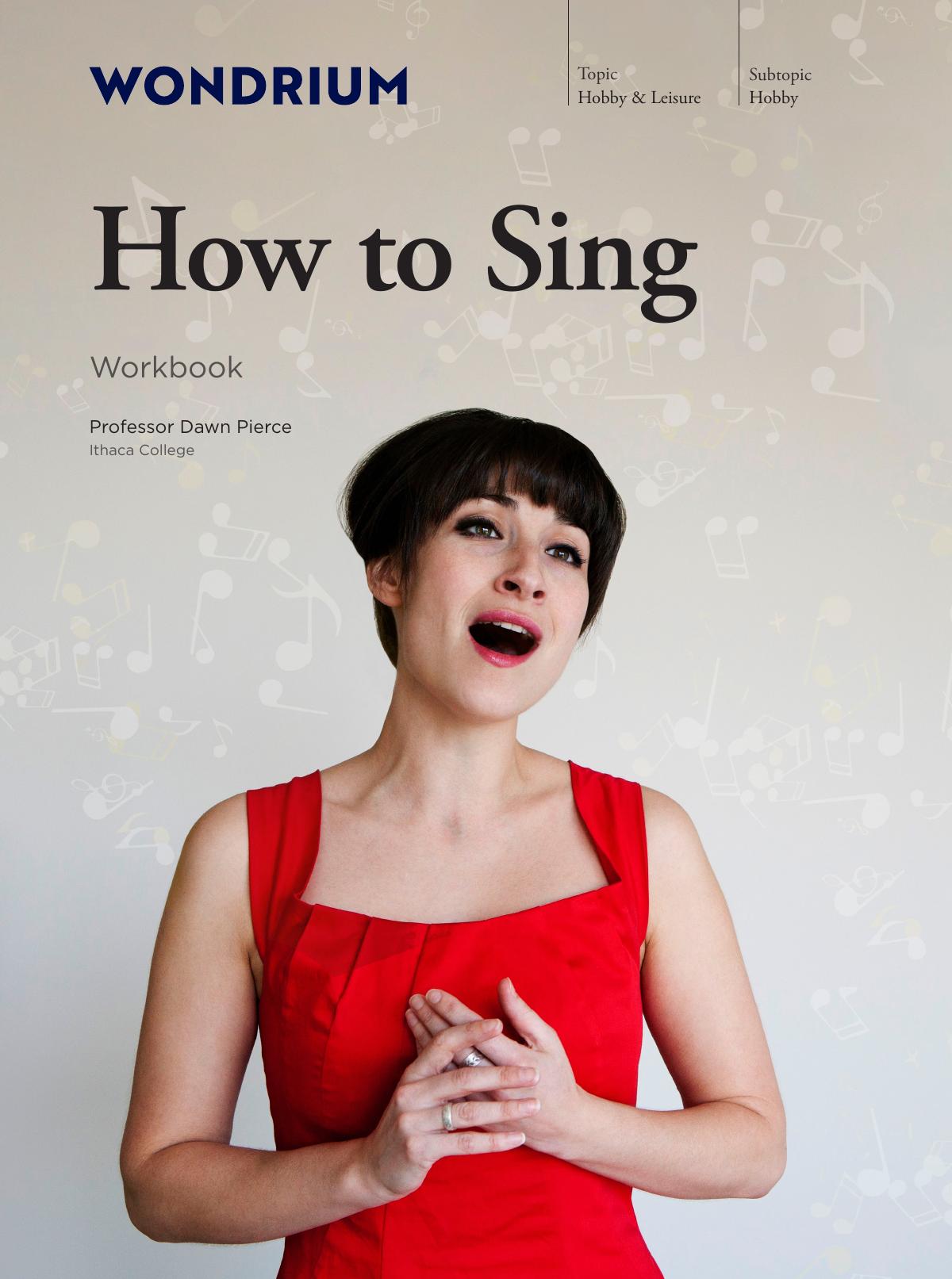 How To Sing Workbook Dawn Pierce
