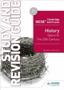 Cambridge Igcse And O Level History Study And Revision Guide Benjamin Harrison