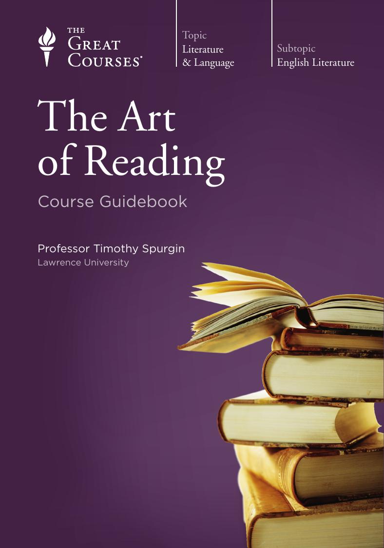 The Art Of Reading Timothy Spurgin