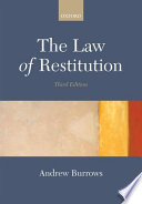 The Law Of Restitution 3rd Edition Andrew Burrows Andrew S Burrows