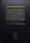 Remedies For Torts Breach Of Contract And Equitable Wrongs 4th Edition Andrew Burrows