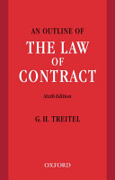 An Outline Of The Law Of Contract G H Treitel