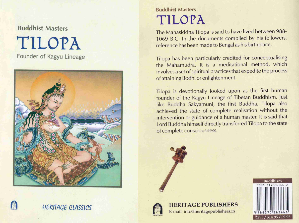 Tilopa Founder Of Kagyu Lineage Jungney Lhamo