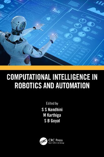 Computational Intelligence In Robotics And Automation Ss Nandhini