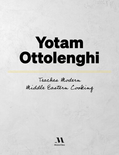Yotam Ottolenghi Teaches Modern Middle Eastern Cooking Yotam Ottolenghi