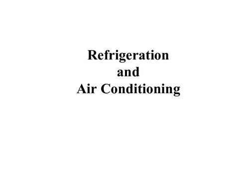 Esemechanical Engineering Refrigeration And Air Conditioning Shivkumar Raghuwanshi