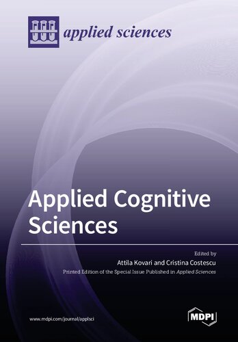 Applied Cognitive Sciences Attila Kovari Cristina Costescu
