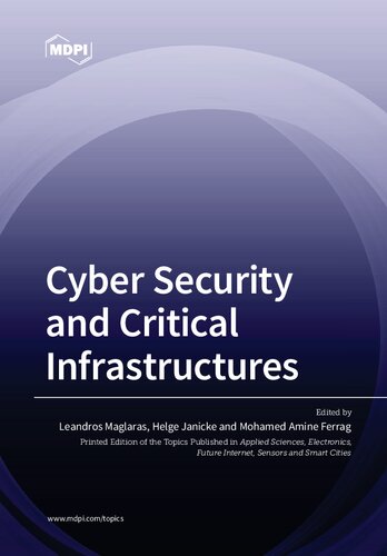 Cyber Security And Critical Infrastructures Leandros Maglaras Helge Janicke Mohamed Amine Ferrag Eds