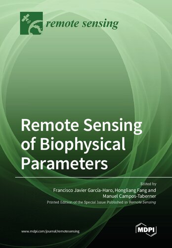 Remote Sensing Of Biophysical Parameters Francisco Javier Garcıaharo