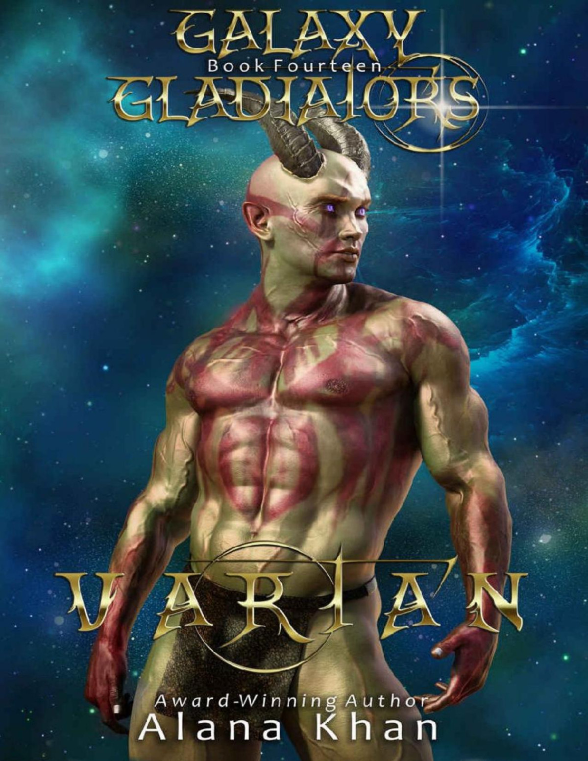 Vartan Book Fourteen In The Galaxy Gladiators Alien Abduction Romance Series Alana Khan