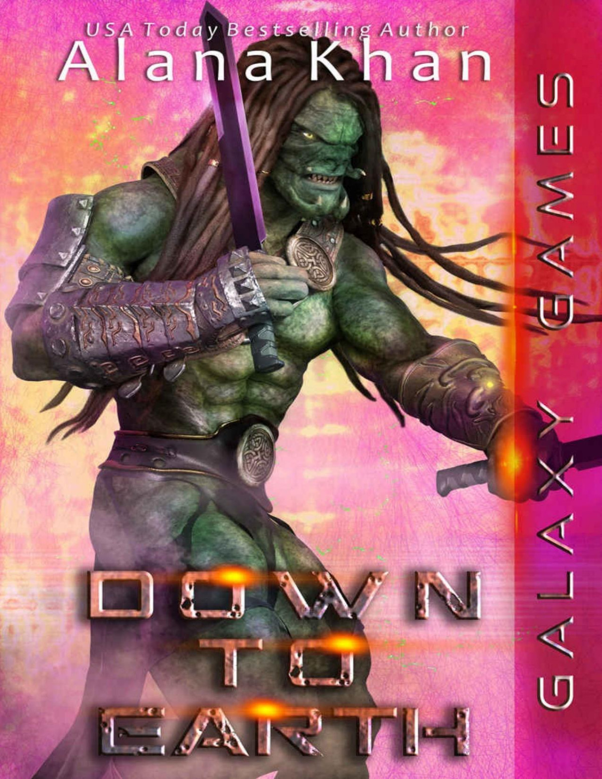 Down To Earth A Fated Mate Alien Warrior Romance Galaxy Games Hostile Planet Alien Romance Series Book 4 Alana Khan