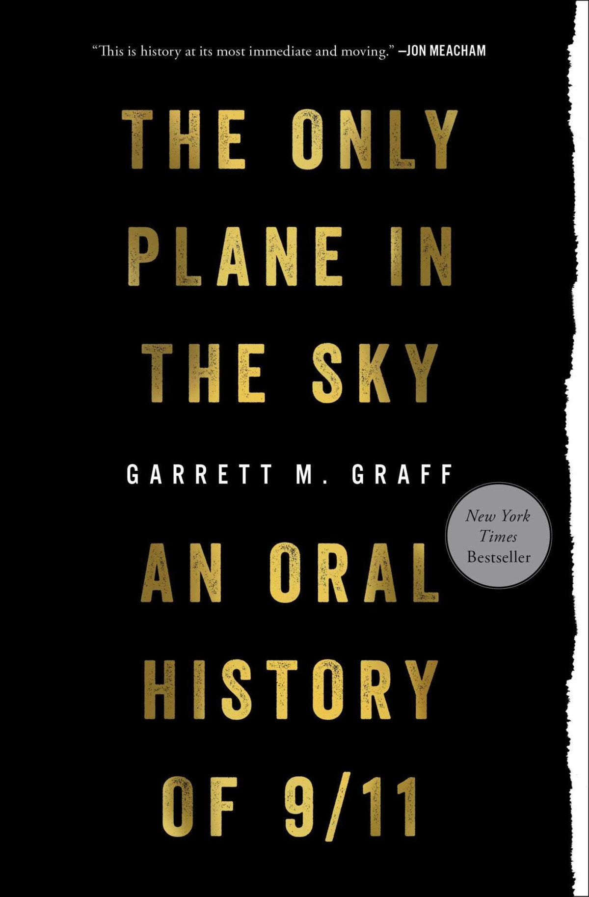 Only Plane In The Sky Garrett M Graff