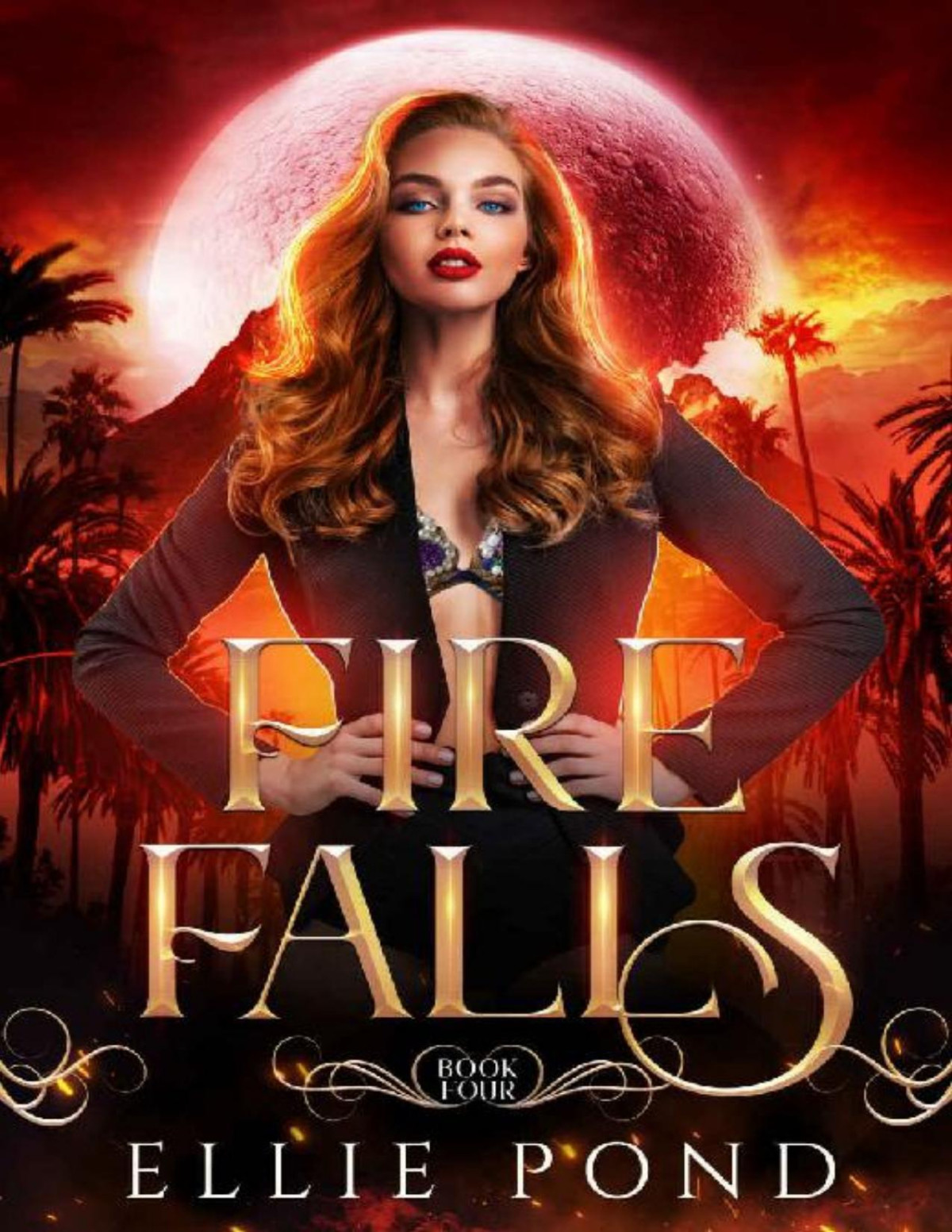 Fire Falls A Paranormal Romance In The Dark Wing Universe Enchanted Elements Book 4 Ellie Pond