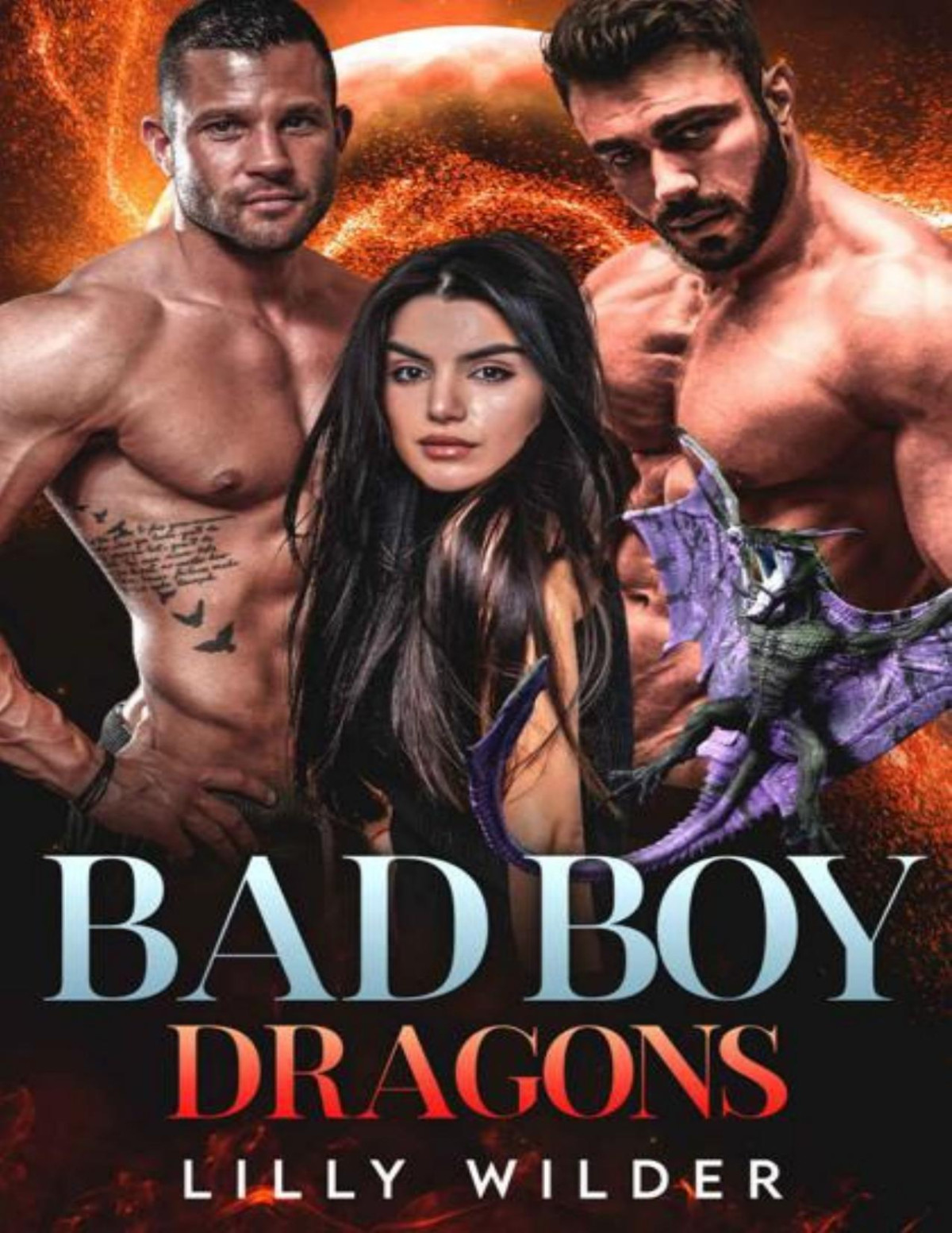 Bad Boy Dragons Menage Protector Romance Lilly Wilder