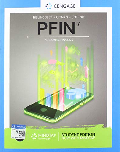 Pfin 7 Personal Finance 7th Randall S Billingsley Lawrence J Gitman Michael D Joehnk