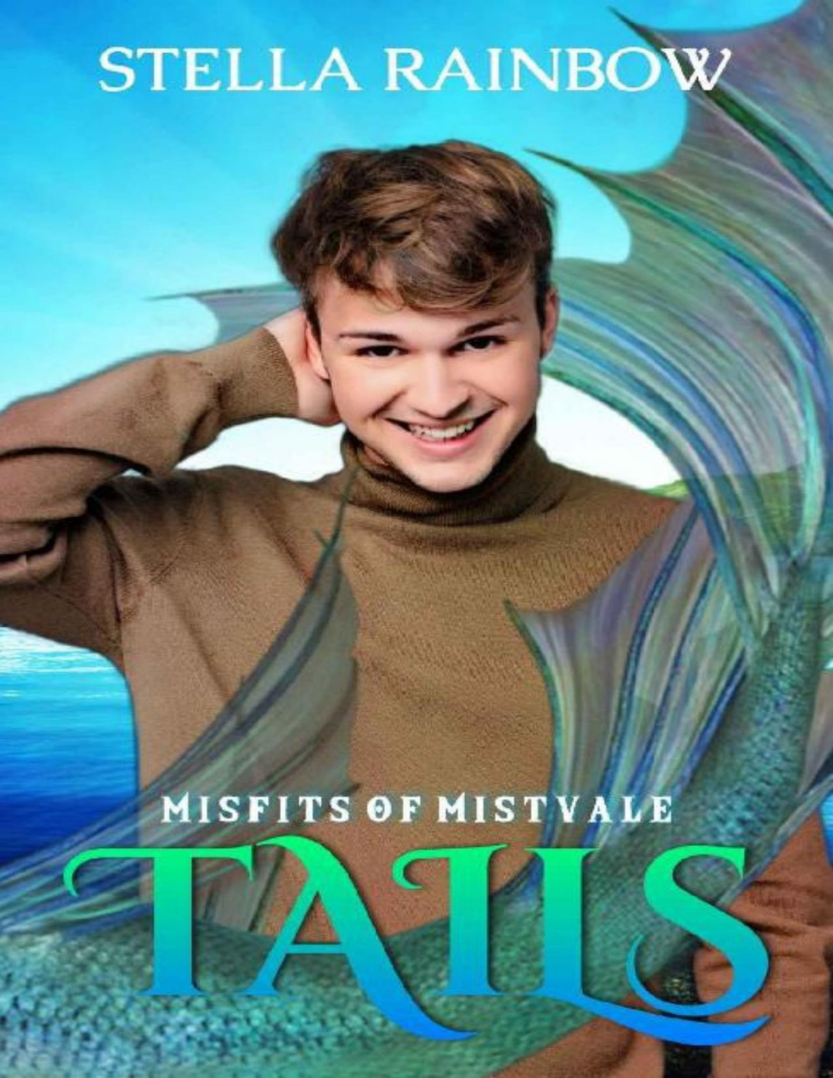 Tails An Mm Halfmerman X Dolphin Shifter Romance Misfits Of Mistvale Book 2 Stella Rainbow