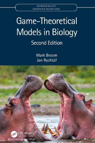 Gametheoretical Models In Biology Mark Broom Jan Rycht