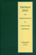 The Correspondence Of Thomas Reid Thomas Reid Paul Wood