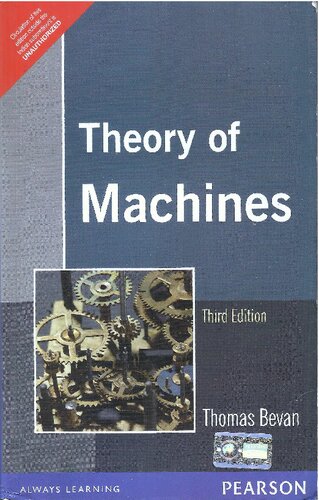 Theory Of Machines A Textbook For Engineering Students 3rd Edition Thomas Bevan
