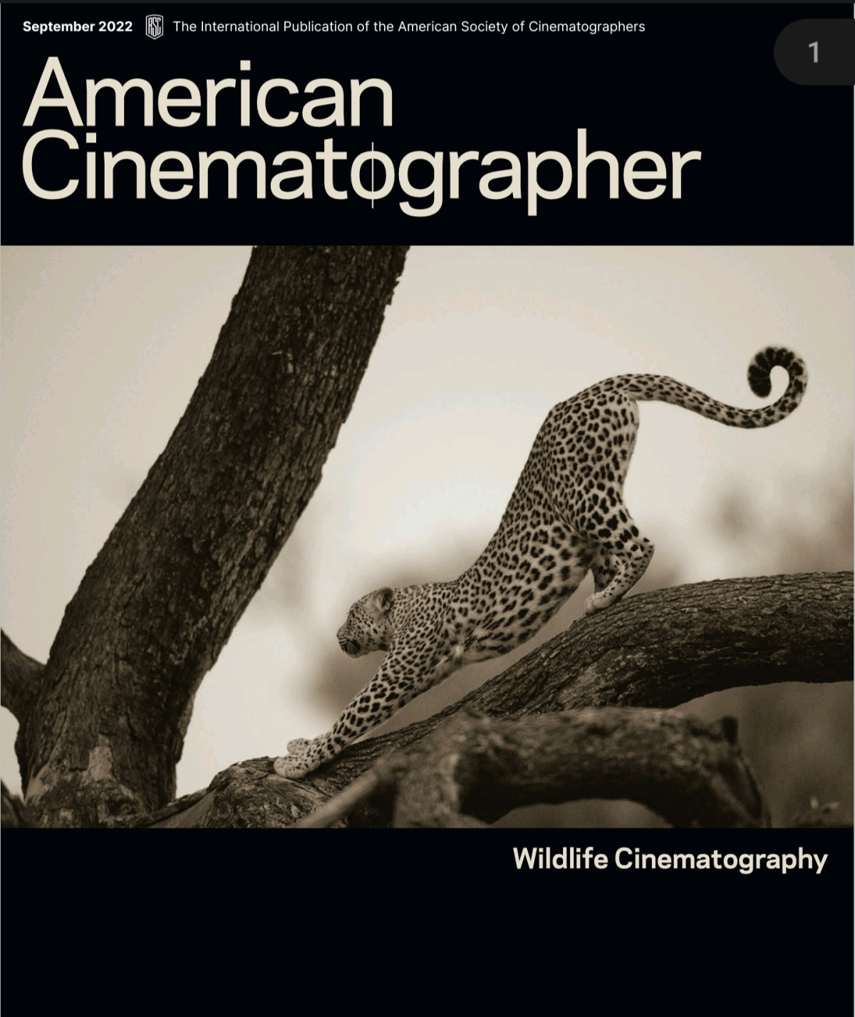 American Cinematographer Magazine September 2022 Vol 103 No 9 9th Edition Various