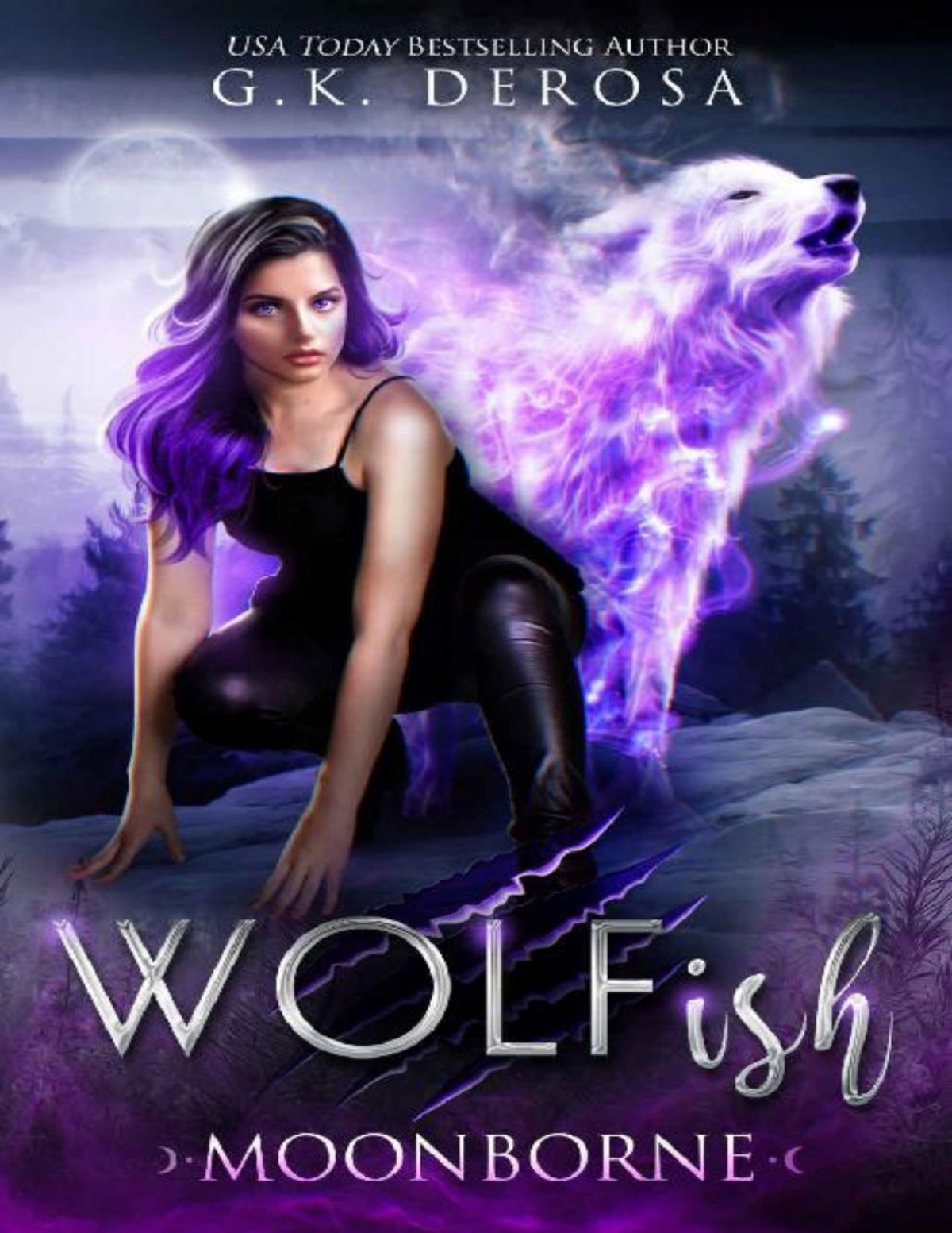 Wolfish Moonborne A Fated Mates Paranormal Romance Gk Derosa