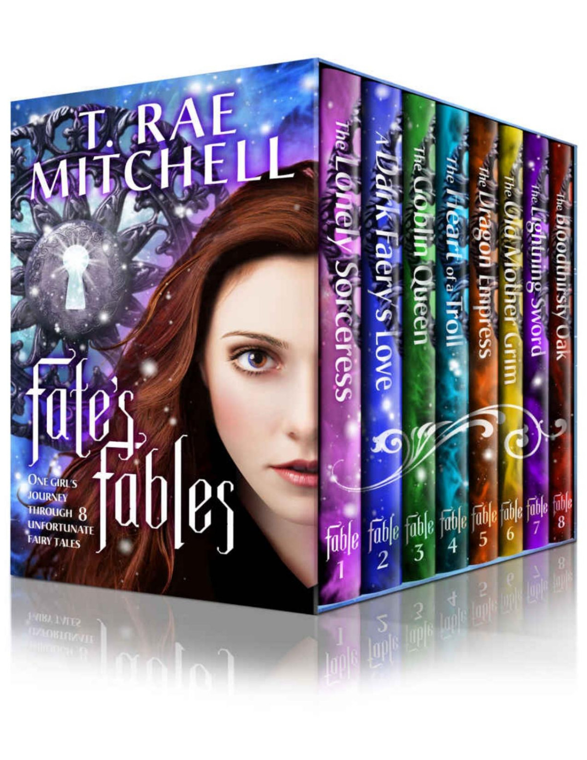 Fates Fables Boxed Set Fables 1 8 One Girls Journey Through 8 Unfortunate Fairy Tales T Rae Mitchell