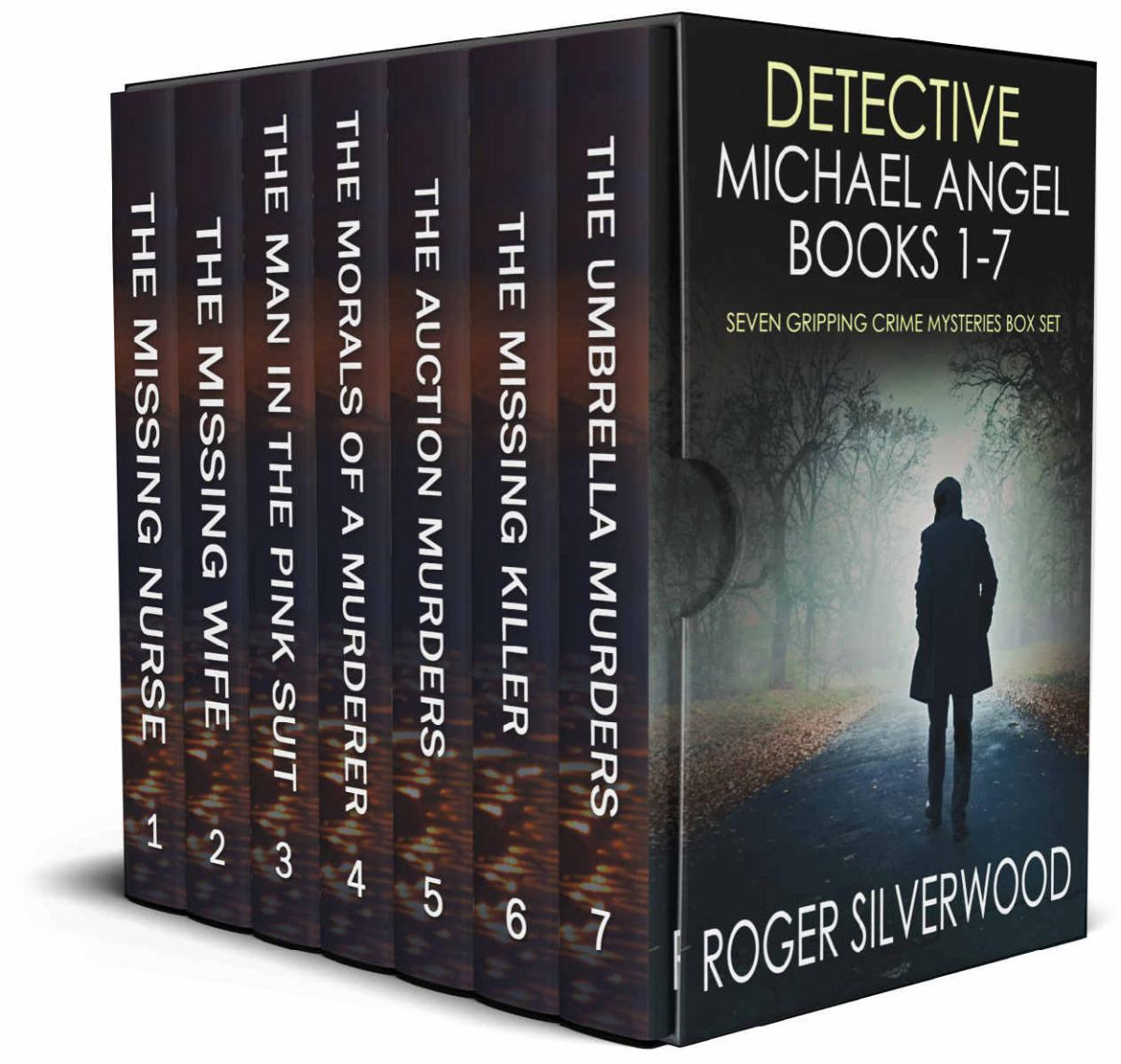 Detective Michael Angel Books 17 Seven Gripping Crime Mysteries Box Set Roger Silverwood