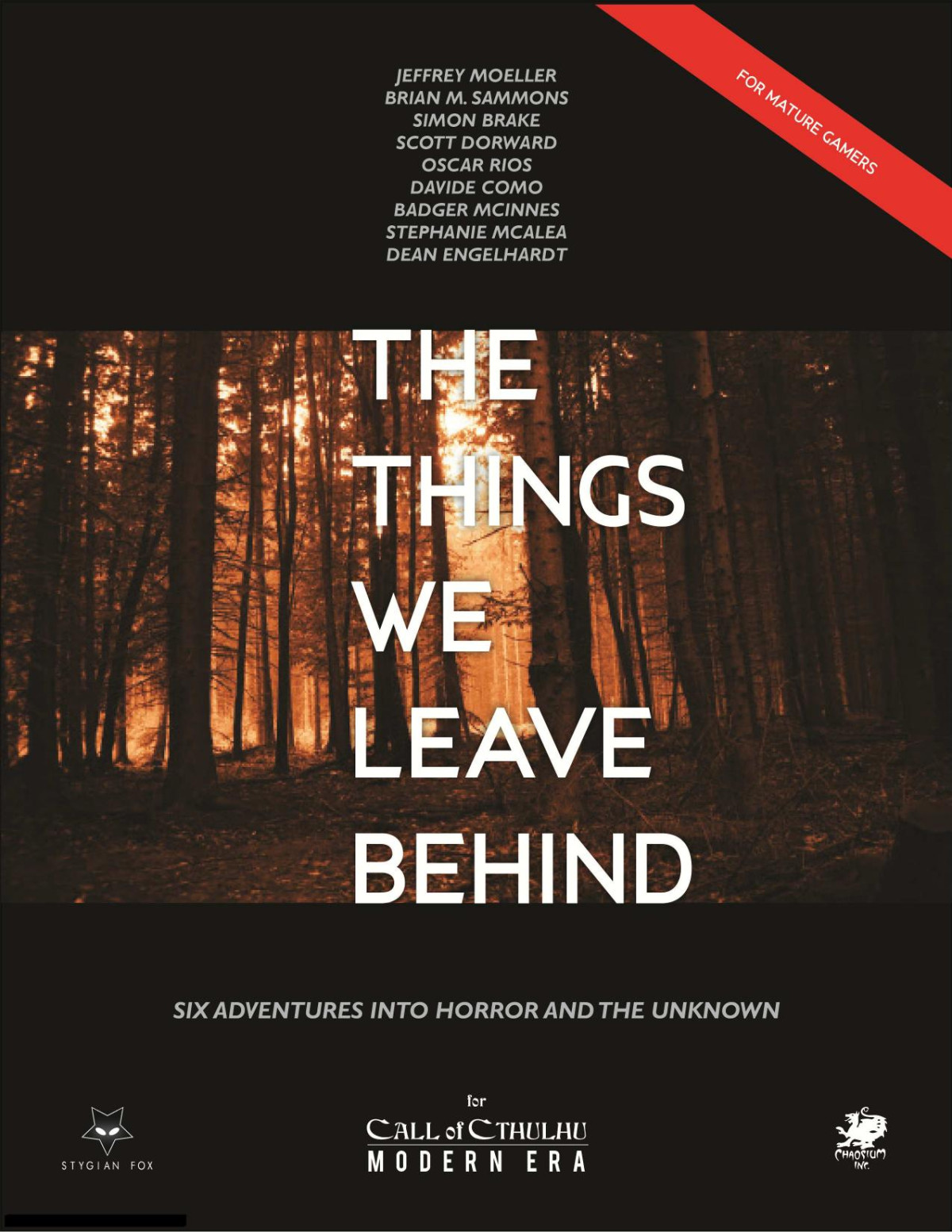 Call Of Cthulhu The Things We Leave Behind Chaosium
