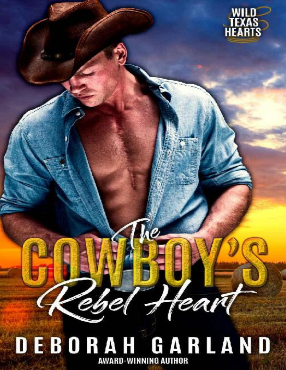 The Cowboys Rebel Heart An Enemies To Lovers Second Chance Romance Wild Texas Hearts Book 4 Deborah Garland