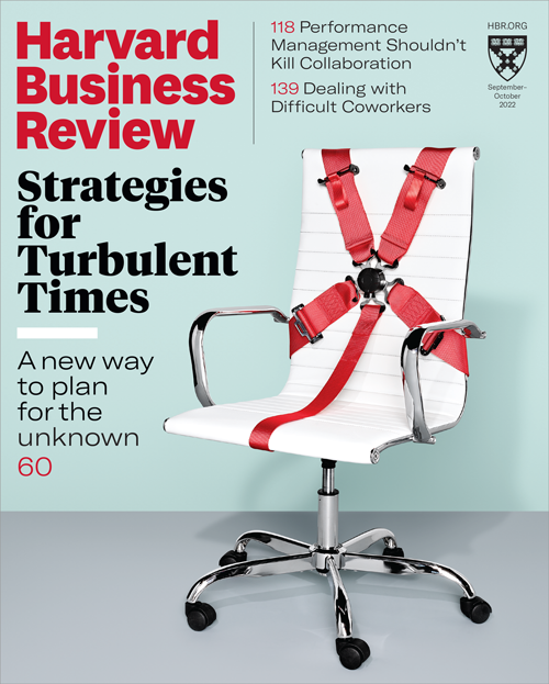 Harvard Business Review Strategies For Turbulent Times September October 2022 Usa Edition Harvard Business Review Adi Bernstein
