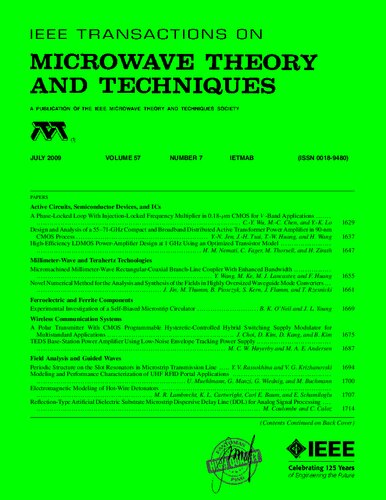Ieee Transacti0ns On Microwave Theory And Techniques 200907 7th Edition Fantomasping