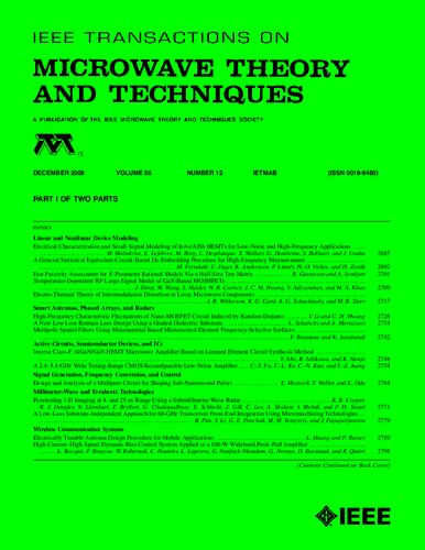 Ieee Transacti0ns On Microwave Theory And Techniques 200812a 12a Fantomasping