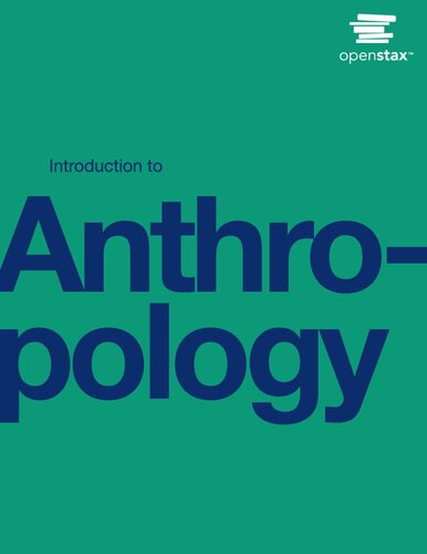 Introduction To Anthropology 1st Edition Jennifer Hasty David G Lewis