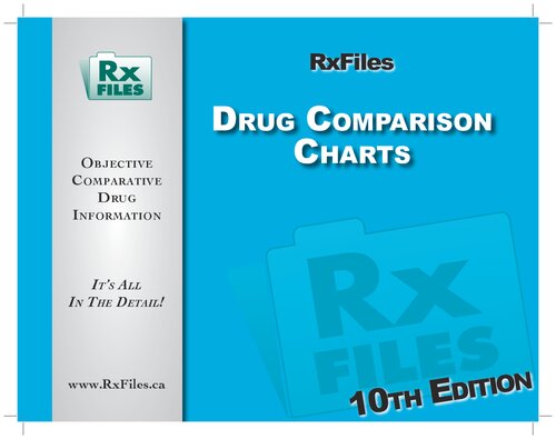 Rxfiles Drug Comparison Charts 10th Edition Brent Jensen Loren D Regier