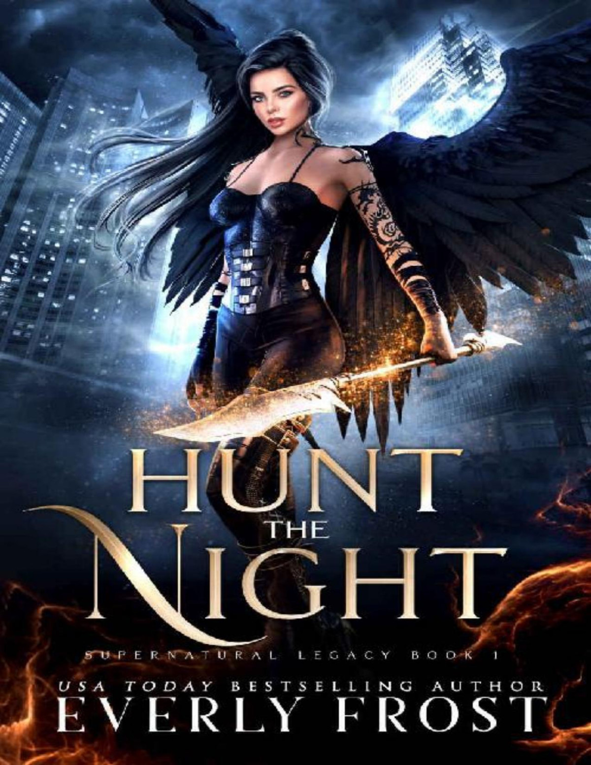 Hunt The Night Supernatural Legacy 1 Angels And Dragon Shifters Everly Frost