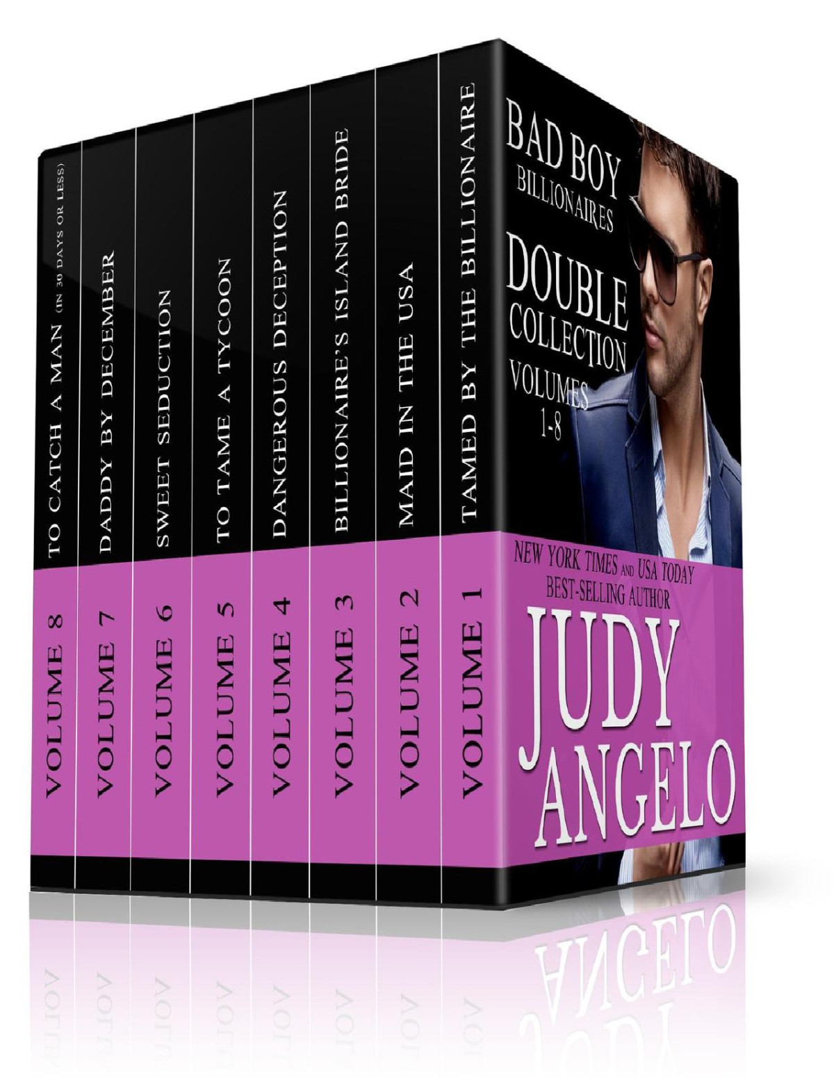 Bad Boy Billionaires Double Collection Vols 1 8 The Bad Boy Billionaires Series 1st Edition Judy Angelo