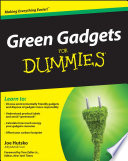 Green Gadgets For Dummies Joe Hutsko