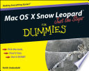 Mac Os X Snow Leopard Just The Steps For Dummies Keith Underdahl