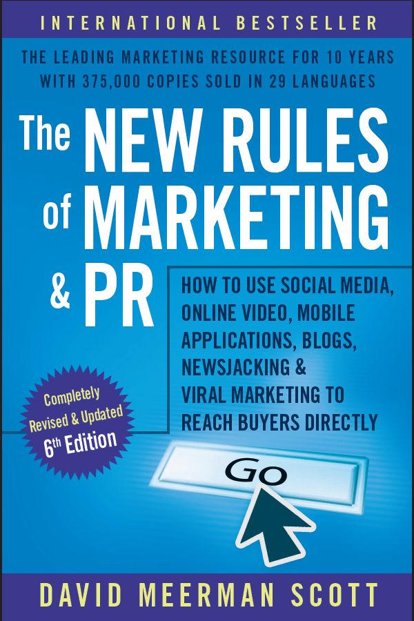 The New Rules Of Marketing And Pr David Meerman Scott