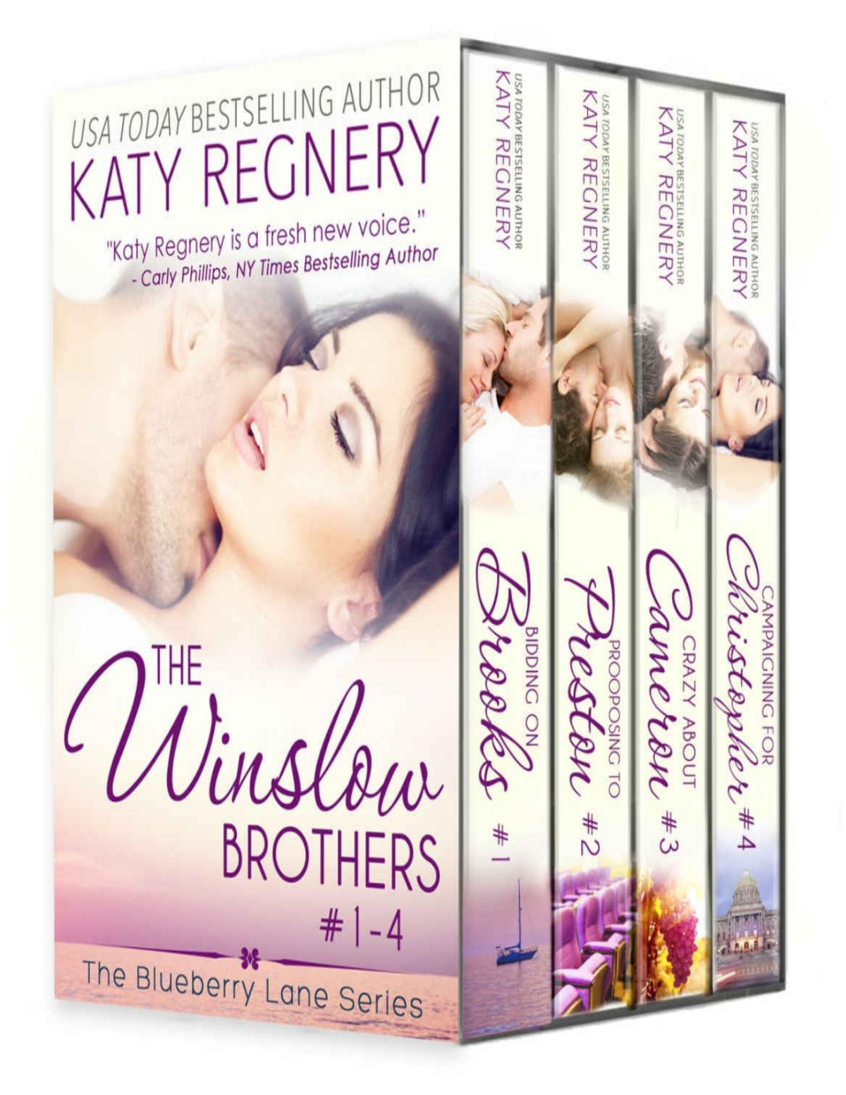 The Winslow Brothers Boxed Set Books 14 The Blueberry Lane Series Katy Regnery