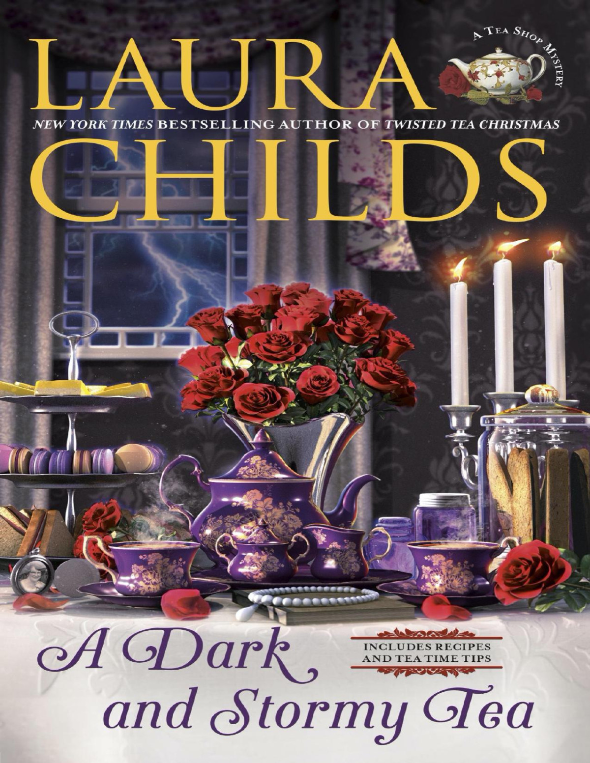 A Dark And Stormy Tea Tea Shop Mystery 24 Laura Childs