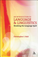An Introduction To Language And Linguistics Christopher J Hall