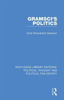 Gramscis Politics Anne Showstack Sassoon