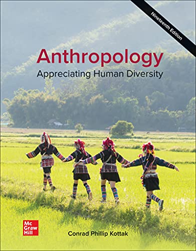 Anthropology Appreciating Human Diversity 19th Edition Conrad Kottak